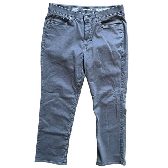 Sonoma The Everyday All Day Pant Gray Men's size 36x30 - Picture 1 of 4